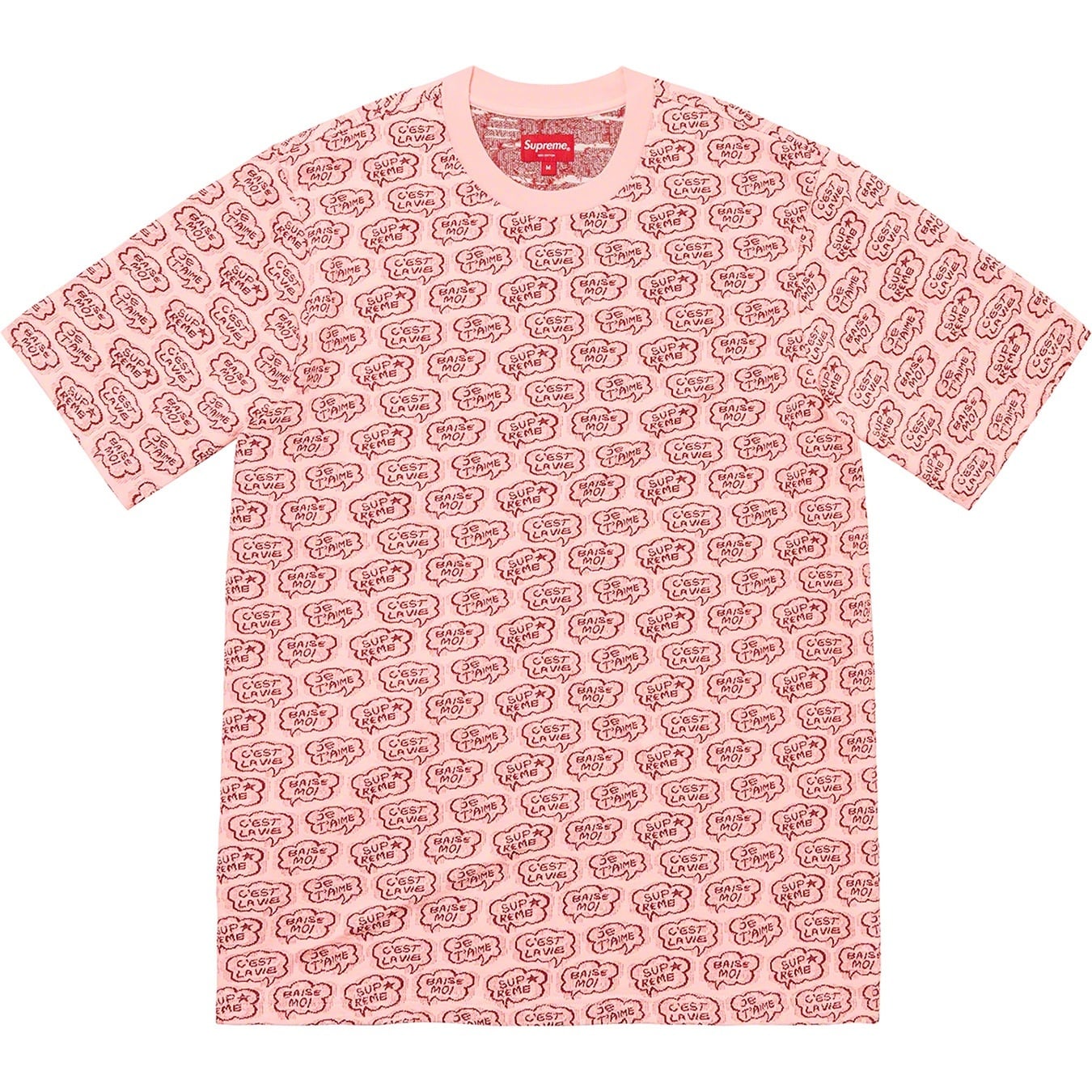 Word Bubble Jacquard S/S Top view 10